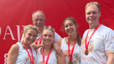 The Wright Family continue to run for Team Ella